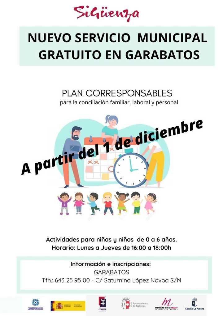 Nuevo servicio municipal en el centro de soporte familiar Garabatos en Sigúenza 
