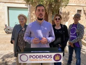 Gascón pide a Page que no le de la espalda a las personas mayores de Castilla-La Mancha y que reconsidere el apoyo al plan del Ministerio