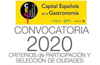 El 20 de noviembre se elegir&#225; la capital espa&#241;ola de la Gastronom&#237;a 2020