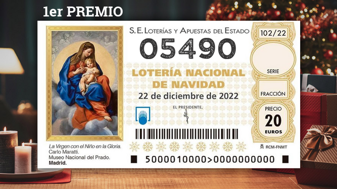 El Gordo de la Navidad, el 05490, reparte suerte en Albacete y Ciudad Real