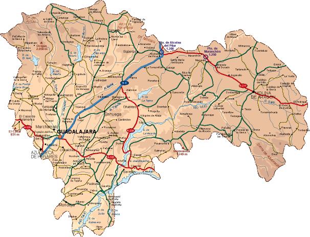 MAL DATO : Guadalajara, una de las provincias de TODA España CON PEOR ACCESO a la sanidad y la educación, entre otros servicios públicos