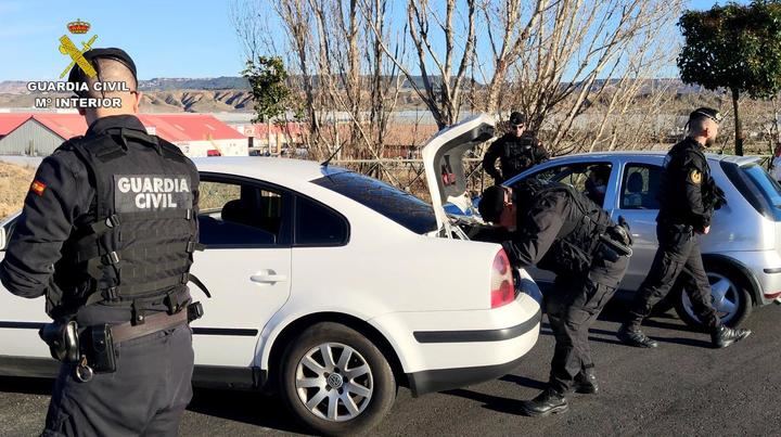 La Guardia Civil detiene en Almonacid de Zorita a los supuestos autores de un secuestro