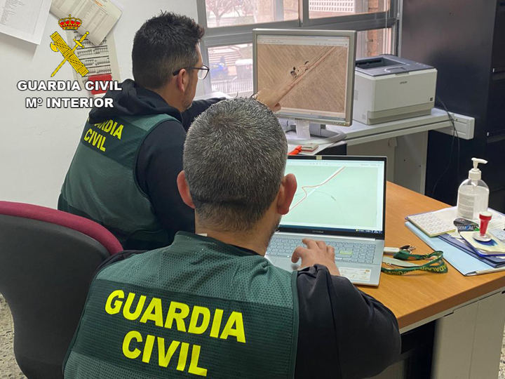 La Guardia Civil detiene al presunto autor de los incendios en pacas de paja provocados en distintas localidades de Guadalajara