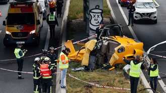 &#218;LTIMA HORA : Un helic&#243;ptero se estrella en la autopista M-40 de Madrid