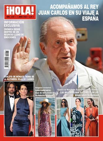 ¡HOLA! La revista acompaña a don Juan Carlos I en su periplo español