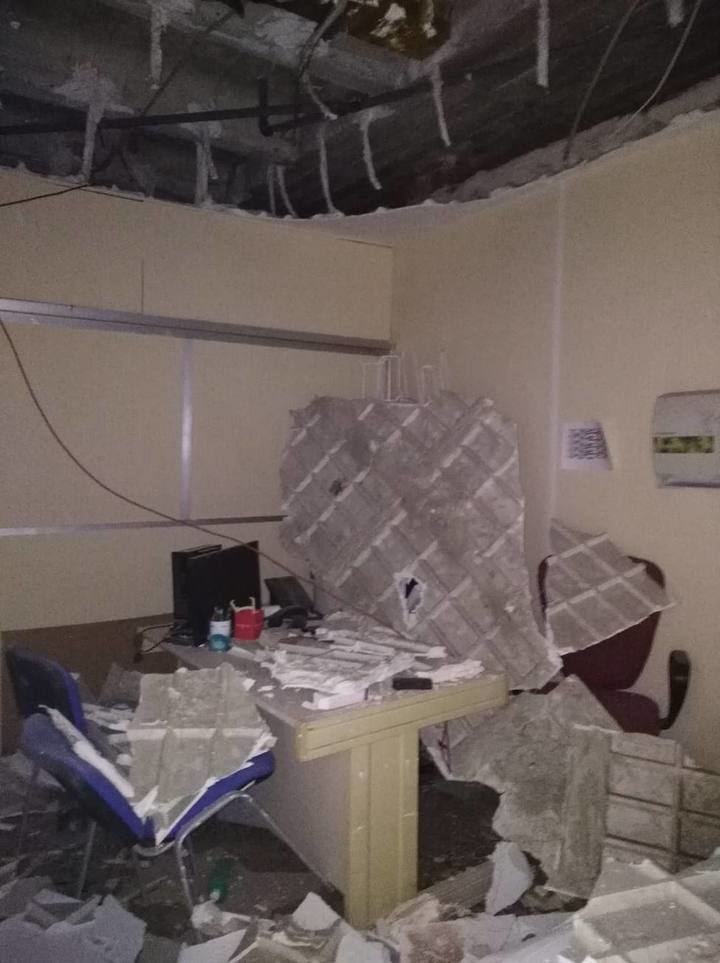 Se hunde el techo de la consulta de rehabilitación del hospital de Toledo : 