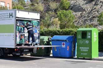 La Fundación Humana recupera en la provincia de Guadalajara 110 toneladas de textil para fines sociales, un 11% más que el año anterior