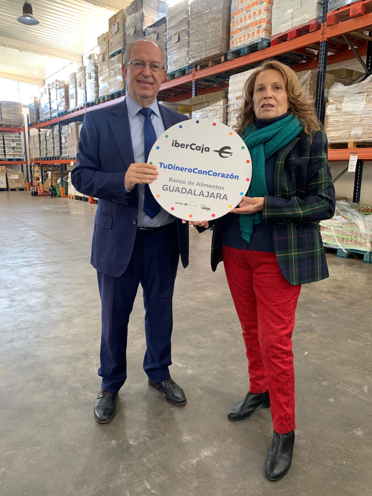 El Fondo de Inversión y el Plan de Pensiones Sostenible y Solidario de Ibercaja donan 80.000 euros a Bancos de Alimentos
