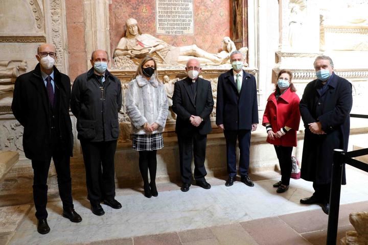 La Fundación Iberdrola España firma un convenio con Ayuntamiento y Cabildo para la iluminación ornamental exterior de la Catedral de Sigüenza