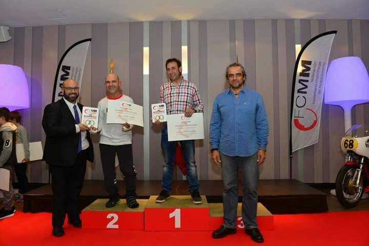 Mariano Bravo y el Club Motocross Yunquera recogieron sus premios de la Federación Castellano-Manchega de Motociclismo