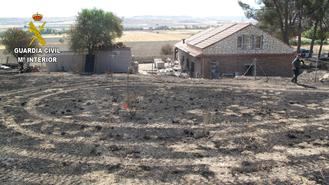 El SEPRONA investiga a una persona como supuesto autor del incendio forestal de Driebes