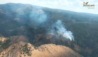 Controlados los incendios en el Pico del &#193;guila en Saced&#243;n y el de Galve de Sorbe