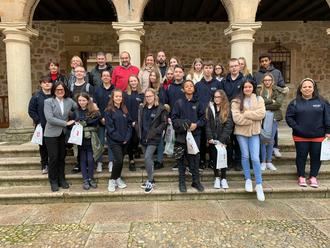 El Ayuntamiento de Sigüenza recibió a un grupo de estudiantes ingleses