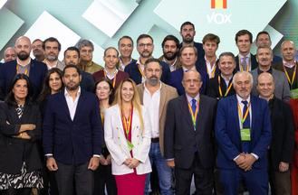 El presidente de VOX Guadalajara, Iván Sánchez participa en la jornada de trabajo de los presidentes provinciales de la formación