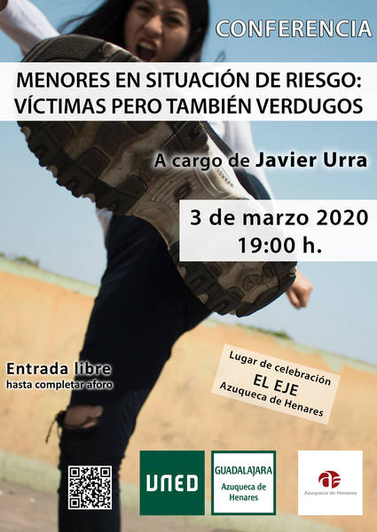 Javier Urra impartirá el 3 de marzo en el EJE de Azuqueca la conferencia 'Menores en situación de riesgo: Víctimas pero también verdugos'