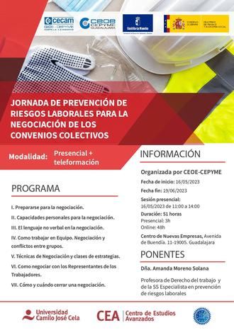 Nueva Jornada de Expertos en Negociación Colectiva organizadas por CEOE-CEPYME Guadalajara