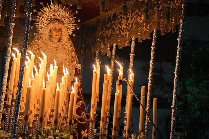 María Santísima de la Misericordia este Jueves Santo en Guadalajara. Foto : EDUARDO BONILLA