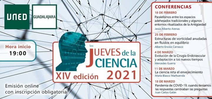 XIV Ciclo de Conferencias “Los jueves de la Ciencia” de la UNED en Guadalajara