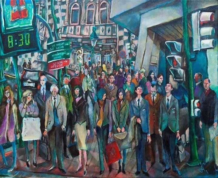 La Biblioteca Municipal de Alovera presenta LA ALEGRÍA DE VIVIR: JOIE DE VIVRE del artista bilbaíno JORGE URÍZAR URRAZA