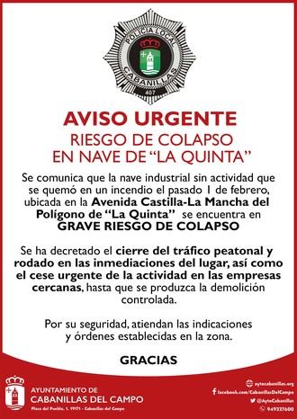 Se levantan algunas de las medidas cautelares que se impusieron en La Quinta de Cabanillas