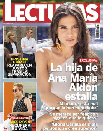 LECTURAS Carlota Corredera envía un mensaje a Rocío Carrasco y Sandra Barneda por el estreno de 