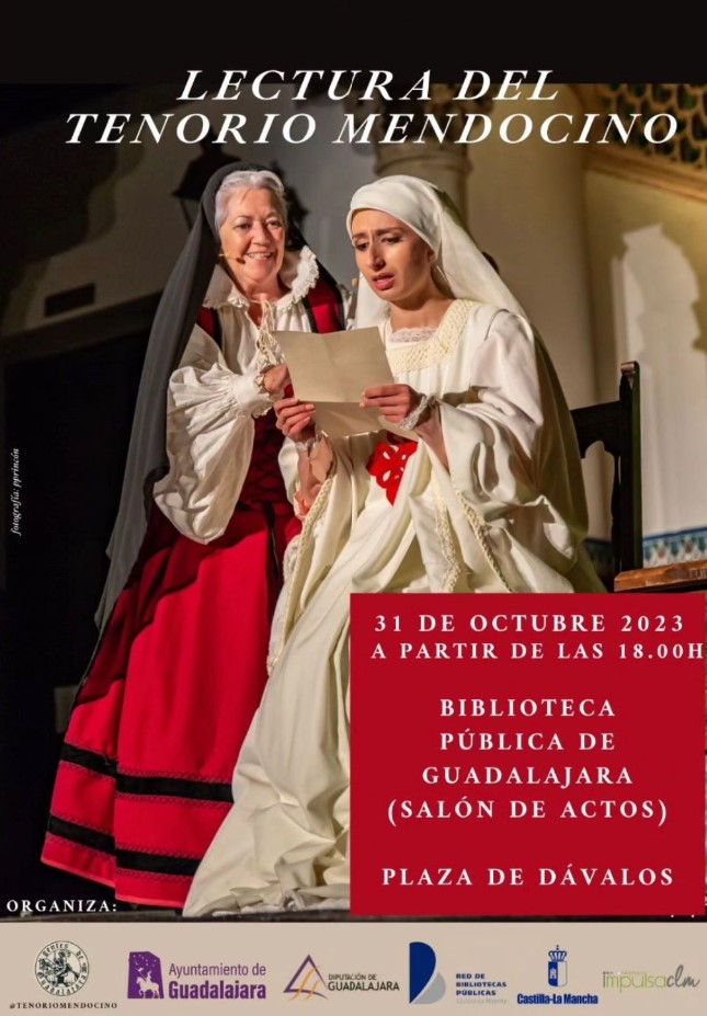 Lectura del Tenorio Mendocino en la Biblioteca pública de Guadalajara