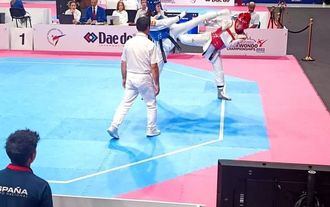 La guadalajare&#241;a Lena Moreno, campeona de Europa junior de taekwondo