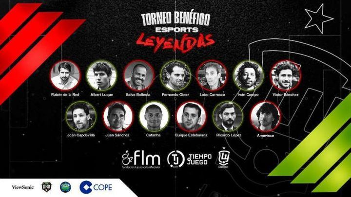 Las leyendas de la Selección Española de Fútbol organizan un torneo de e-Sports a beneficio de personas con lesión medular