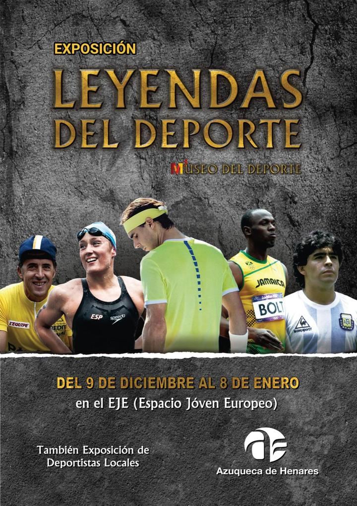 La exposición Leyendas del Deporte, desde este sábado, en el EJE de Azuqueca