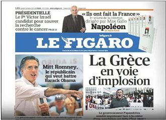 "Le Figaro" dice que las elecciones anticipadas llegan tras "el bofetón" de las urnas a los socialistas