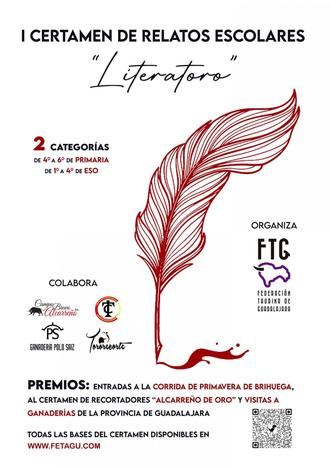 La Ferderación Taurina de Guadalajara organiza el I Certamen de Relatos Escolares “LITERATORO”