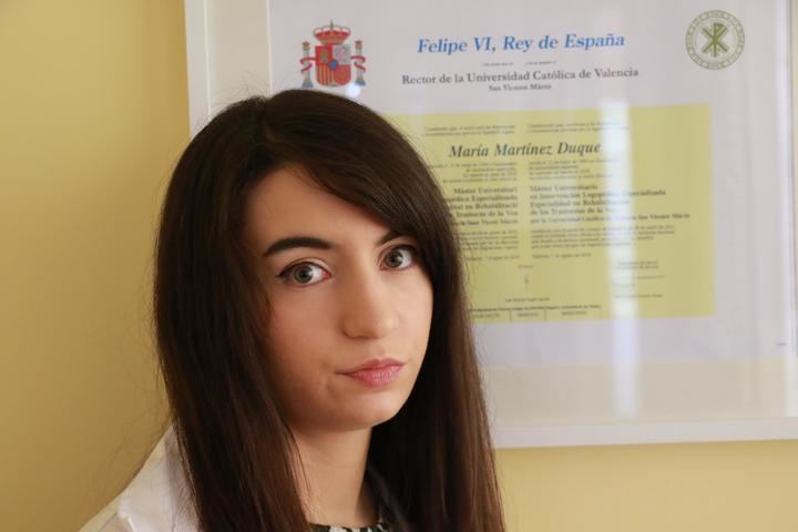 María Martínez Duque, una logopeda en Plaza de los Cuatro Caños de Pastrana