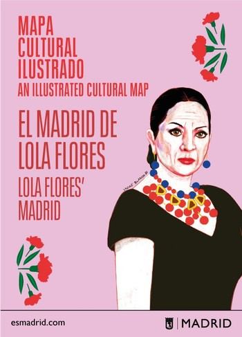 El Ayuntamiento publica un mapa ilustrado para descubrir el Madrid de Lola Flores