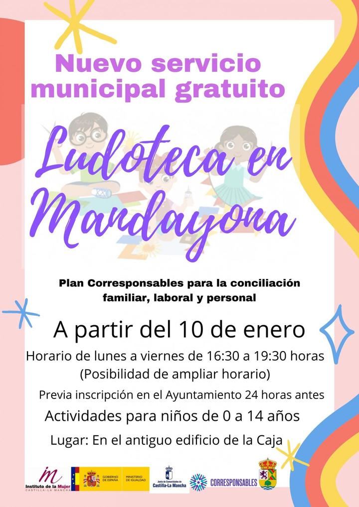 Mandayona pone en marcha una ludoteca municipal