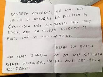 El ministro de Asuntos Regionales de Italia, amenazado de muerte: "Somos la mafia, no nos cuesta nada matarte"