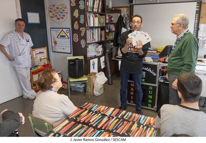 Clanchistérico Magia, en el Hospital Universitario de Guadalajara