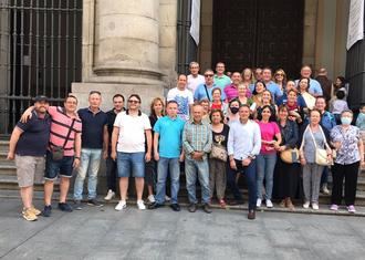 Peregrinación de la hermandad de San Isidro Labrador de Málaga del Fresno a Madrid