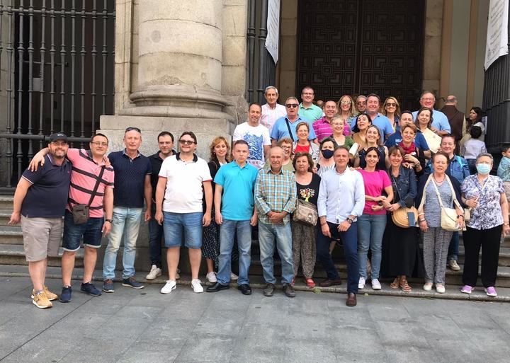 Peregrinación de la hermandad de San Isidro Labrador de Málaga del Fresno a Madrid