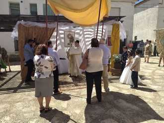 Celebración del Corpus Christi en Málaga del Fresno