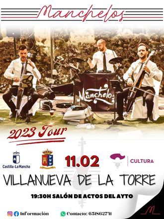 Villanueva de la Torre programa un concierto de pop-rock para este sábado con el grupo Manchelos