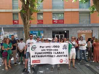 Movilización del personal de Justicia de Guadalajara para exigir retribuciones justas 