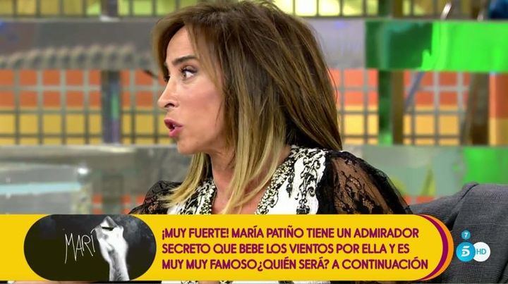 DIEZ MINUTOS María Patiño tiene un admirador secreto y es muy famoso