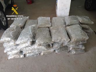 La Guardia Civil detiene a una persona en Cogolludo por tráfico de drogas