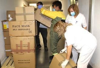 El Hospital de Guadalajara recibe de la Junta 1.000 test rápidos para detección del coronavirus