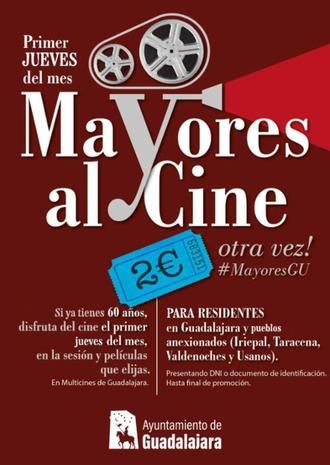 &#39;Mayores al cine&#39; regresa este jueves, 7 de diciembre, a Guadalajara 