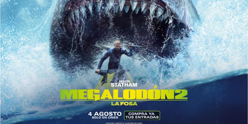 La última peli de Jason Jason Statham : Megalodón 2: La fosa | Guada News