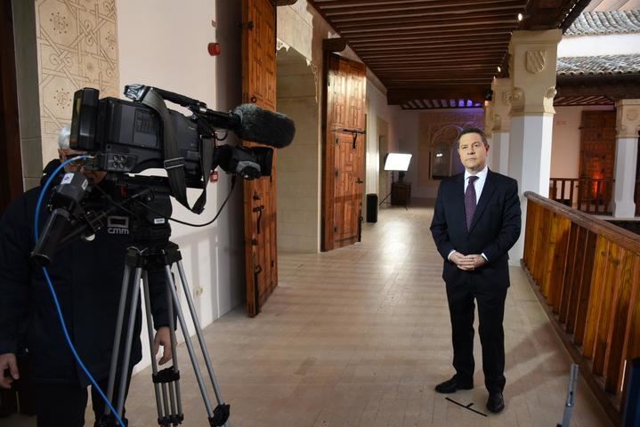 Mensaje de Año Nuevo del presidente de Castilla-La Mancha, Emiliano García-Page