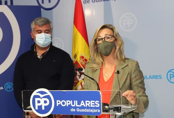 Merino reclama en Guadalajara a Page que este jueves vote a favor de la propuesta del PP-CLM encaminada a paliar los efectos de la crisis en el sector agroalimentario 