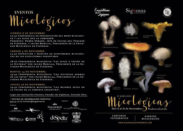 Del 15 al 24 de noviembre, IV Jornadas Micológicas de Sigüenza