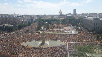 Decenas de miles de personas en Madrid dicen NO a los indultos de Sánchez, seis de cada diez españoles están en contra de los indultos a los condenados por el 